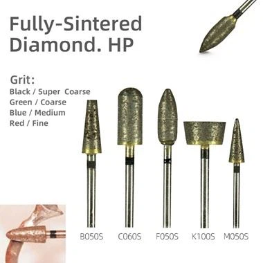 Sintered Diamond Bur Super Coarse Black